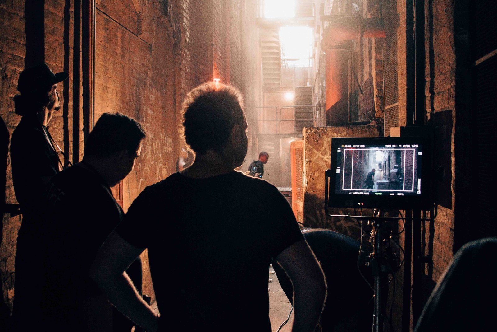 Roney Giah directing on set